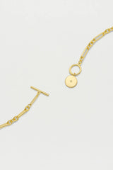 Estella Bartlett Gold Star Coin Chain Bracelet