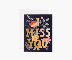 Rifle Paper I Miss You Card