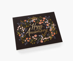 Rifle Paper Anniversary Wreath Card