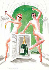 Canns Down Press - A Quiet Night In Greeting Card by Margo Allen Bandola