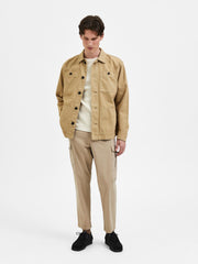 Selected Homme Loose New Tony Overshirt - Kelp