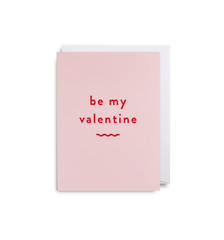 Lagom Design Be My Valentine Mini Card