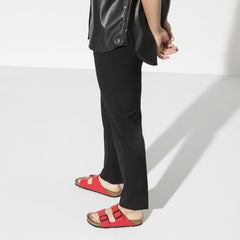 Birkenstock Arizona Patent Cherry Narrow Fit Sandals