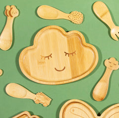 Sass & Belle Cloud Bamboo Kids Plate