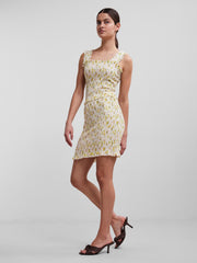 Pieces Taylin Smock Skirt - Buttercream Floral