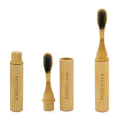 Kikkerland - On The Go Bamboo Travel Size Toothbrush
