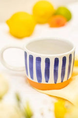 Sass & Belle Paros Blue Stripe Mug