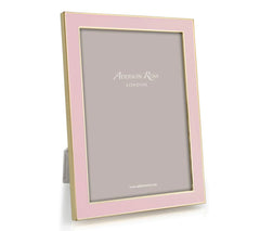 Addison Ross Pale Pink Enamel & Gold Frame