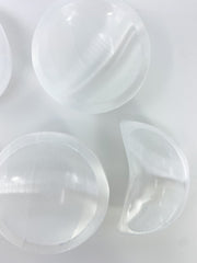 Lotus & Lapis Selenite Moon Bowl