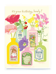 Noi Publishing Perfume Bottles Birthday Card