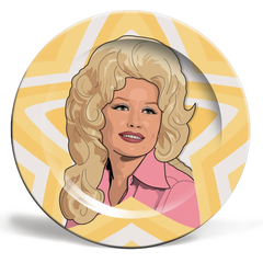 Art Wow Dolly Plate by The Girl Next Draw