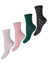 Pieces Asura Christmas Socks Box - Barbados Cherry