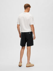 Selected Homme Comfort Brody Linen Shorts - Black