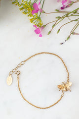 Amanda Coleman Bee Bracelet Gold