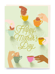Noi Publishing Happy Mother’s Day Tea Cups And Hands Card