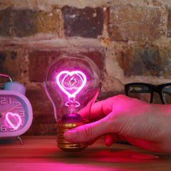 Cordless Heart Lightbulb