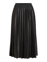 Vila Nitban Pleat Skirt - Black