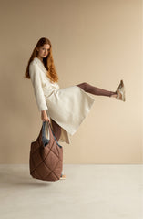 Tinne + Mia Carmel Puffy Bold Bag - Brownie
