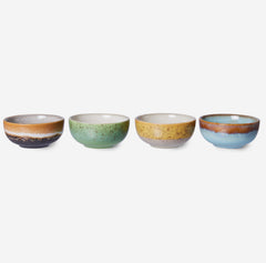 HKliving Ceramics Bowls - Set of 4