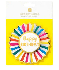 Talking Tables - Happy Birthday Badge