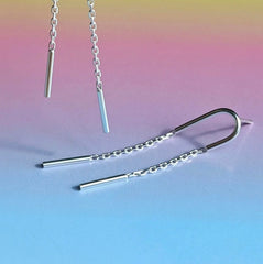 Vurchoo Asymmetrical Arch Silver Studs - Honduras