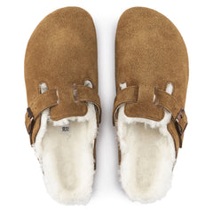 Birkenstock Boston Shearling - Suede Leather Mink