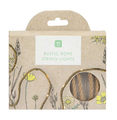 Talking Tables Rustic Rope String Lights