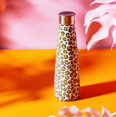 Sass & Belle Leopard Love Stainless Steel Water Bottle
