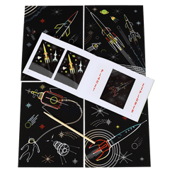 Rex London - Space Age Scratch Art