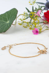 Amanda Coleman Bee Bracelet Gold