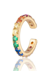Scream Pretty - Gold Plated Rainbow Sparkling Ear Cuff