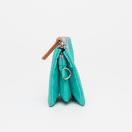 Roka Carnaby Small Sustainable Canvas Antique Cyan Wallet