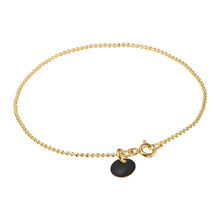 Enamel Copenhagen Bracelet Ball Chain - Black