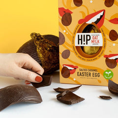 Salted Caramel Oat Milk Vegan Easter Egg