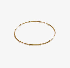 Matthew Calvin Beaded Bangle - Silver