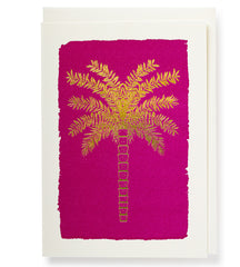 Archivist Press Gold Palm Tree Card