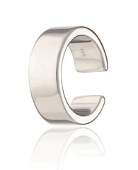 Scream Pretty - Silver Wide Ear Cuff