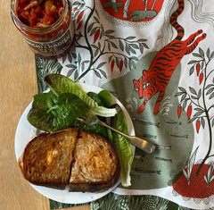 Lush Designs - Kimchi Garden Tea Towel
