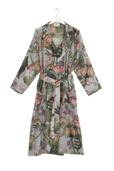 One Hundred Stars Eccentric Bloom Putty Gown
