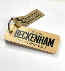 Beckenham Wooden Keyring