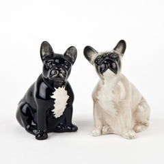 Quail Ceramics Frenchie Salt & Pepper - Fawn/Black