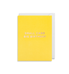 Lagom Small Card Big Birthday Mini Card