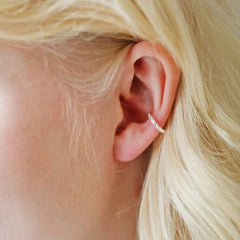 Lisa Angel - Silver Rope Ear Cuff