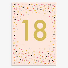 Think Of Me - Age 18 Birthday Card