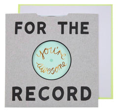 Meri Meri For The Record Card