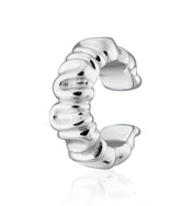 Scream Pretty - Silver Scrunchie Ear Cuff