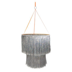 Meri Meri Tinsel Chandelier - Silver