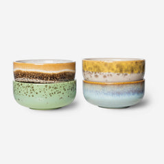 HKliving Ceramics Bowls - Set of 4