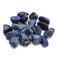 Lotus & Lapis Sodalite Tumblestone