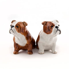 Quail Ceramics English Bulldog Salt & Pepper Shakers
